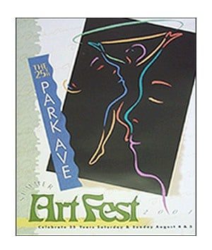 2001 Park Ave Summer Art Fest Poster 1