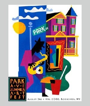 2002 Park Ave Summer Art Fest Poster 1