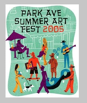 2005 Park Ave Summer Art Fest Poster 1