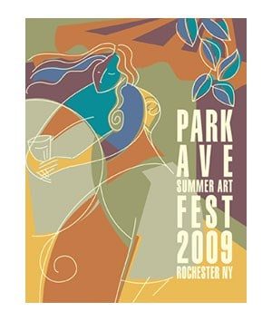 2009 Park Ave Summer Art Fest Poster 1