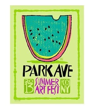 2013 Park Ave Summer Art Fest Poster 1