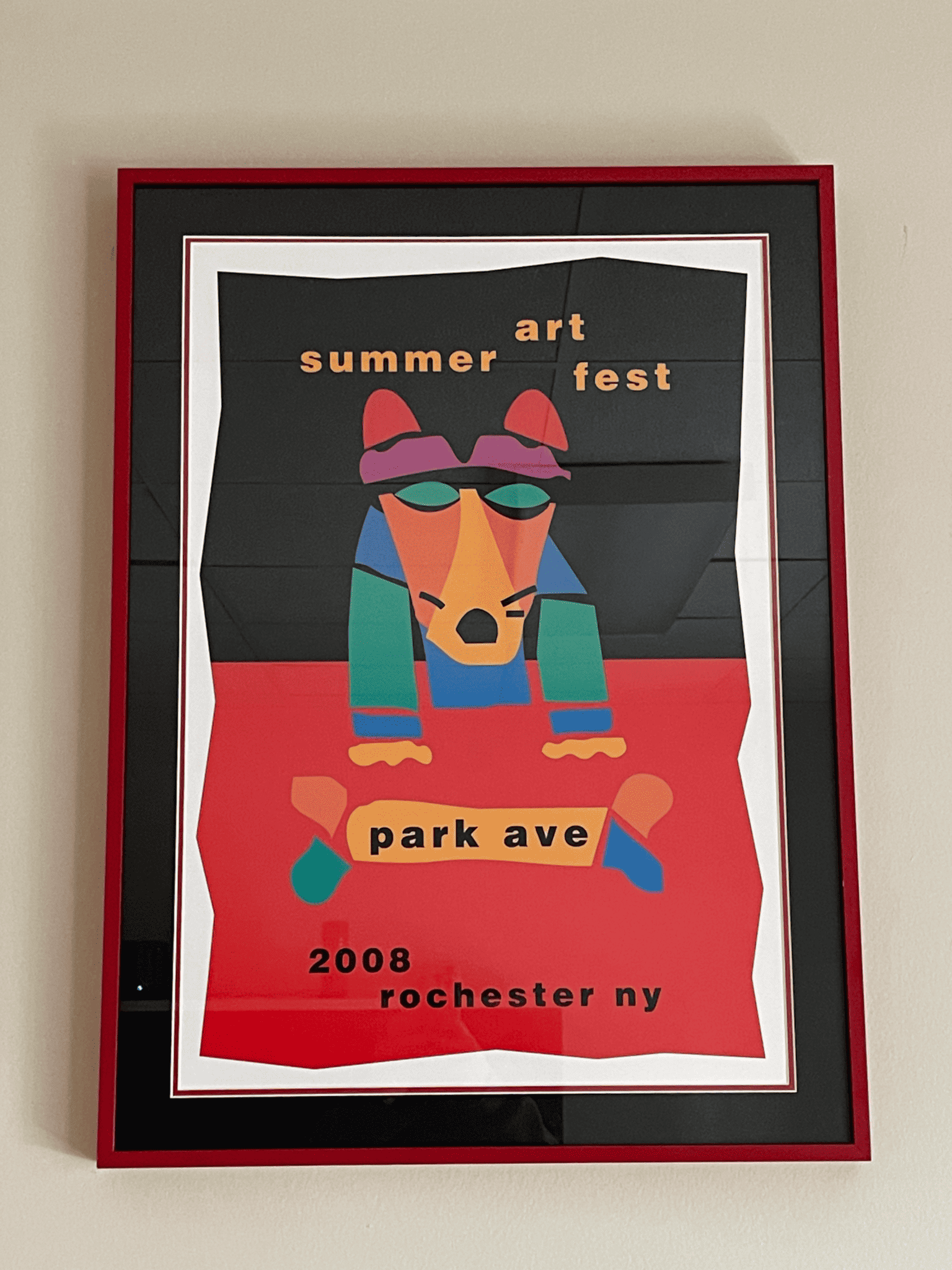 2008 Park Ave Fest Framed Poster